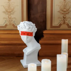 Vase/Büste männlich Rot