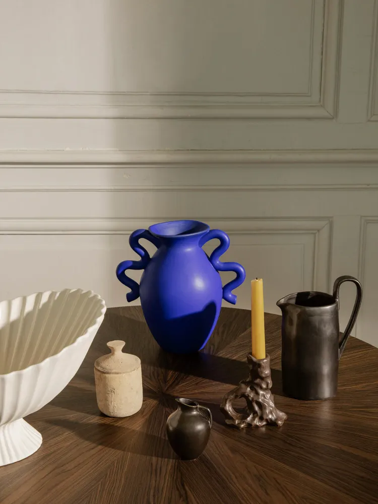 Verso Table Vase - Bright Blue