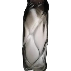 WATER TALL SWIRL Vase dunkelgrau