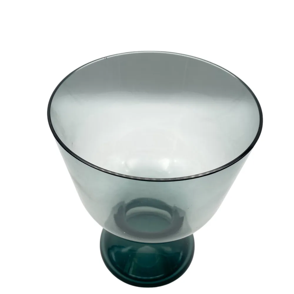 Wilhelm Wagenfeld Vase turmalin grün Glas für WMF 60er 70er Mid Century Design
