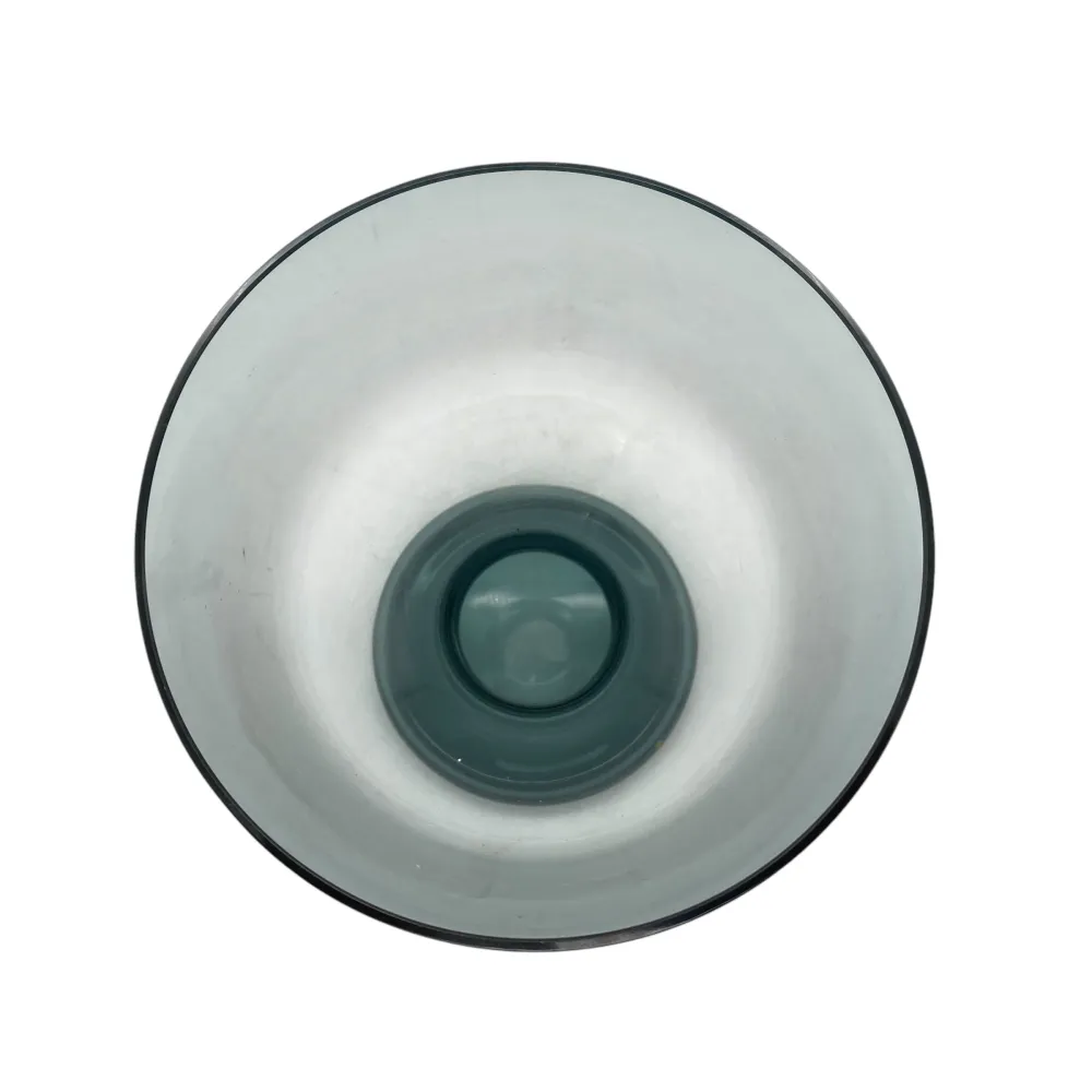 Wilhelm Wagenfeld Vase turmalin grün Glas für WMF 60er 70er Mid Century Design
