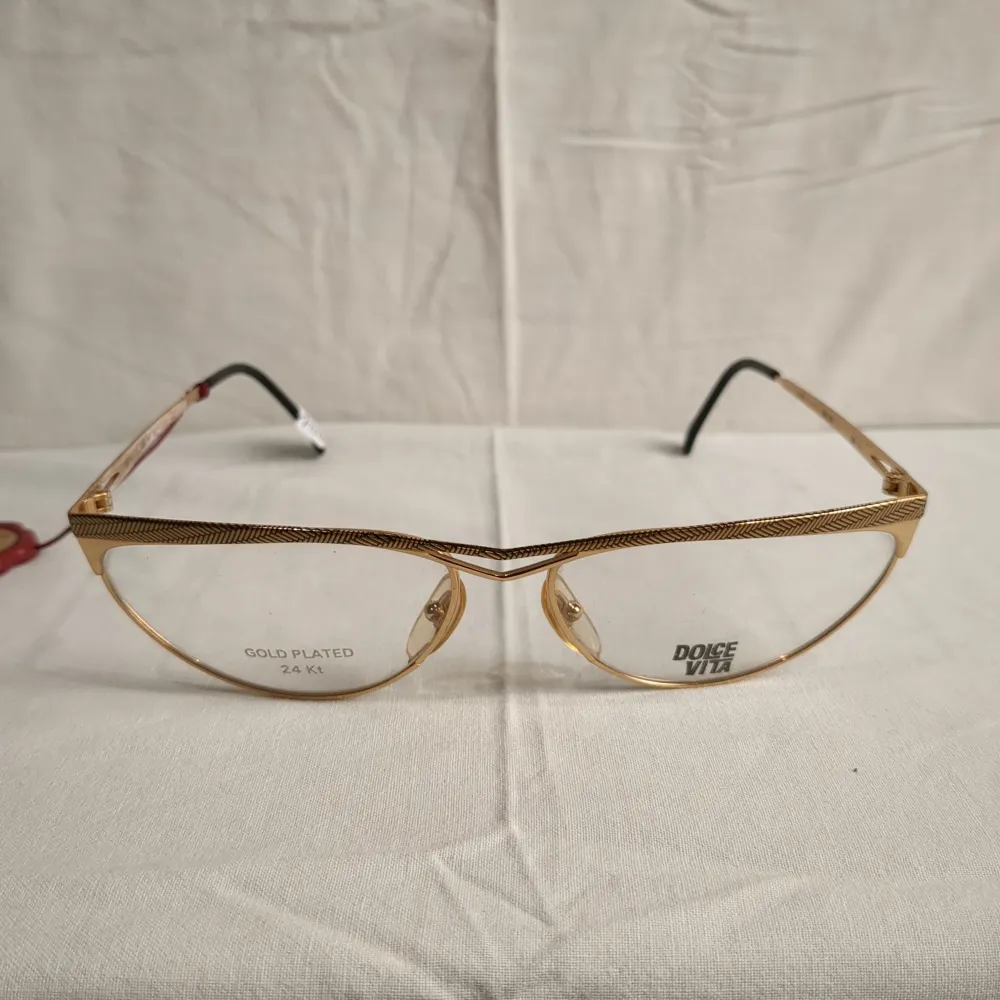 0191. Damenbrille von Dolce Vita 24karat vergoldet