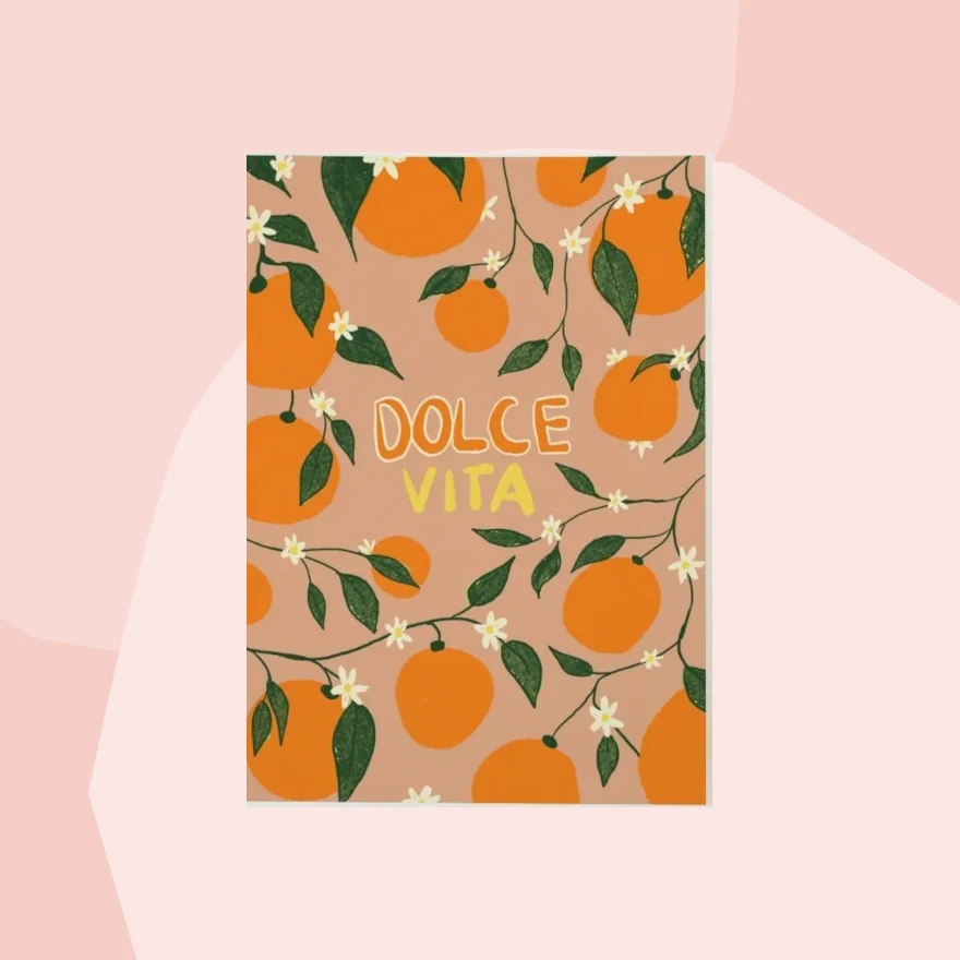 Postkarte: Dolce Vita