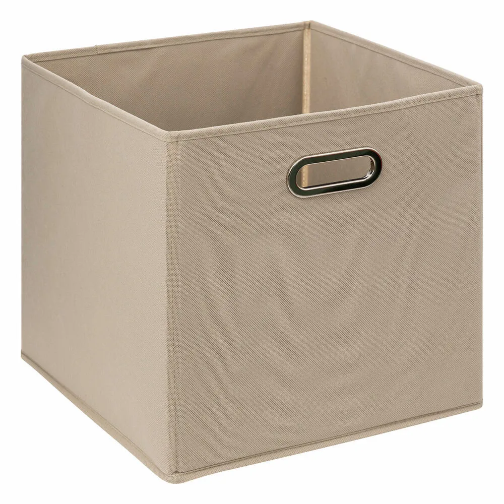 5five Simply Smart Aufbewahrungskorb Mix N Modul Leinenoptik, Pappe, PP-Kunststoff, Beige, 31 x 31 cm, 138885O