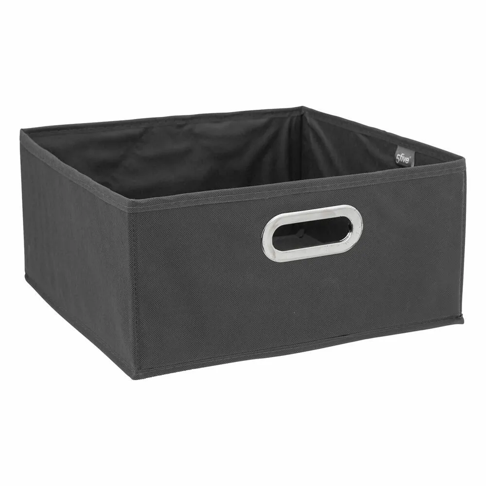 5five Simply Smart Aufbewahrungskorb Mix N Modul, Pappe, PP-Kunststoff, Anthrazitgrau, 31 x 15 cm, 138886A