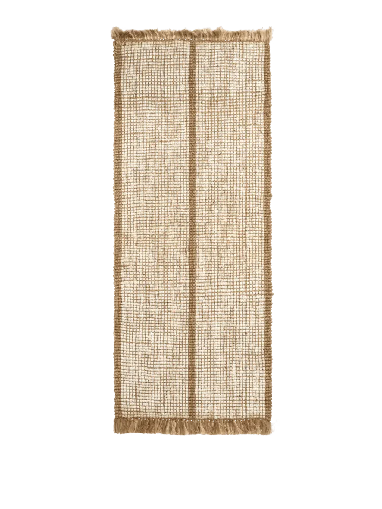 Athens Stripes Runner - Natural/Off-White