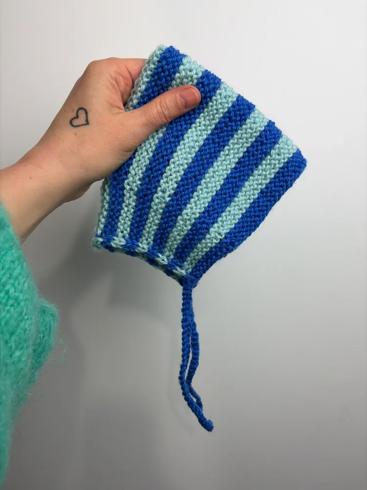 BABYHAUBE • STRIPES • HANDMADE fUXvintage • KOPF 38