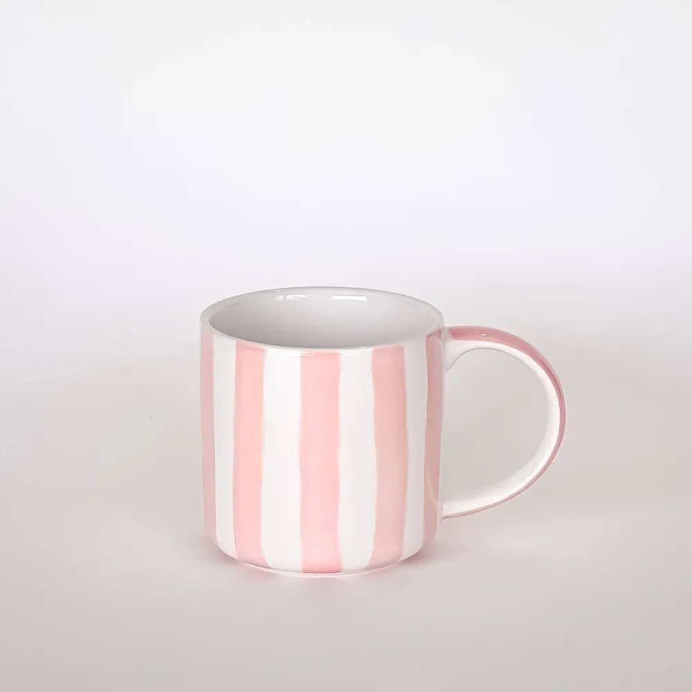 Becher Stripes - incanto rose