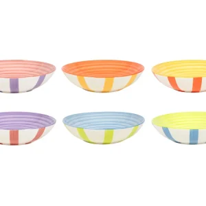 Cookinglife Tiefe Teller / Pastateller Summer Vibes ø 21 cm - 6 Stück