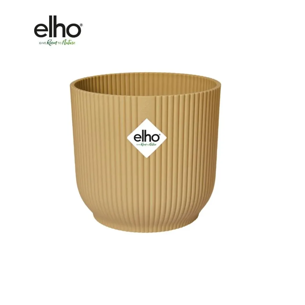 Elho Vibes Fold Round Pot Gelb - 18 cm