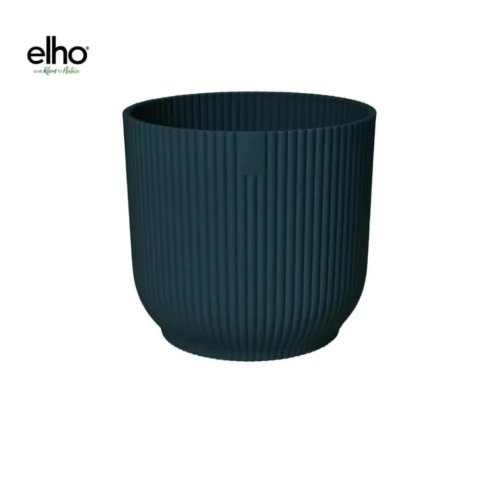 Elho Vibes Fold Round Topf blau D18 cm