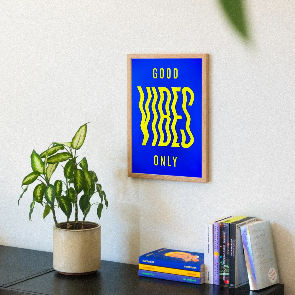 Good vibes (DIN A3) | Edition SCHEE | Siebdruck