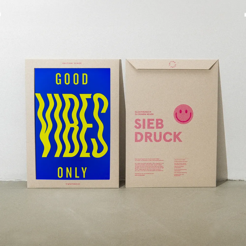 Good vibes (DIN A3) | Edition SCHEE | Siebdruck