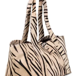 Núnoo - Maxi Shopper Brown Deluxe 70308920 - Stripes