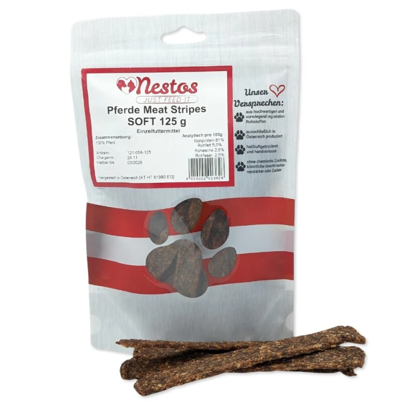 PFERDE MEAT STRIPES SOFT 125g