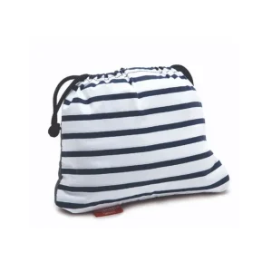 Pocket Seat – Taschensitz für unterwegs – Blue Stripes