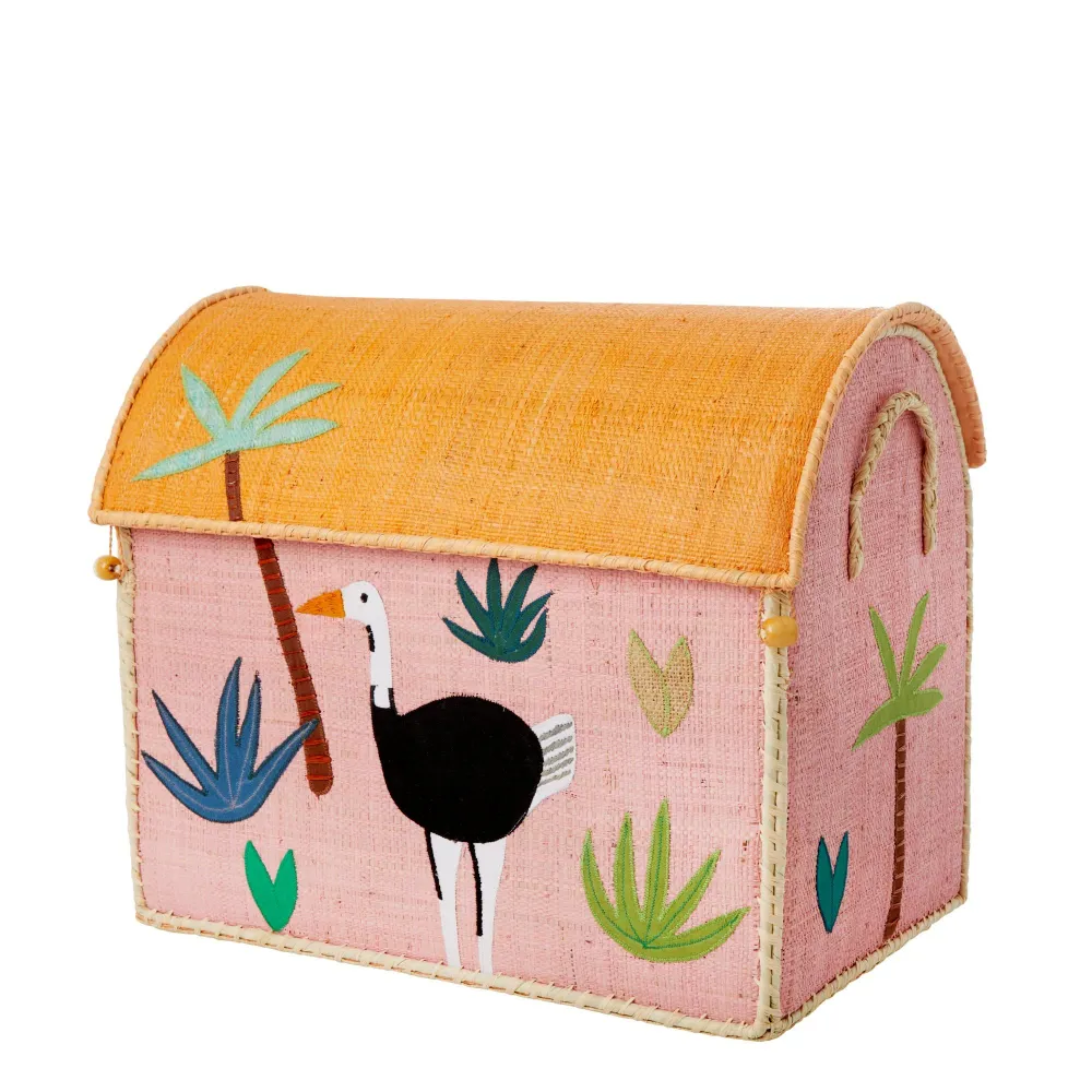 Rice Aufbewahrungskorb Mittel Pink Jungle