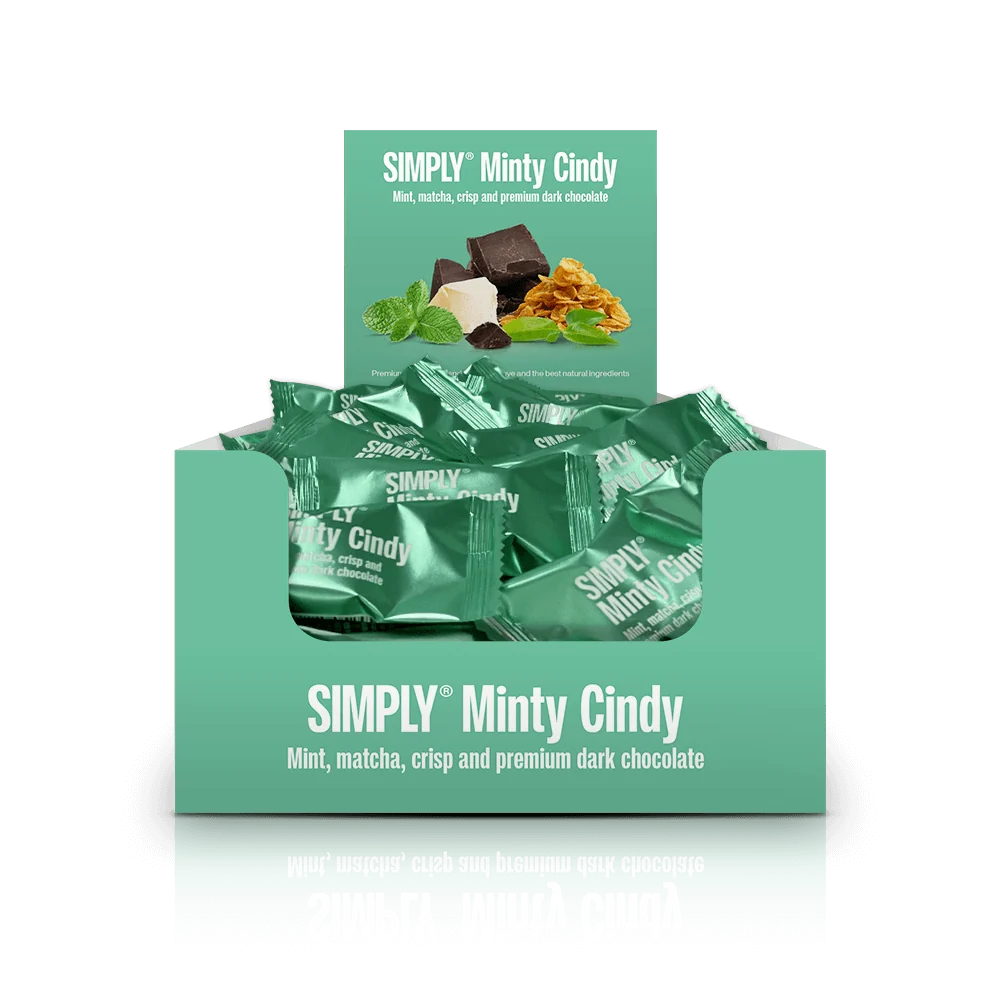Schokoladenhäppchen Kiste - 750g - 75 Stück - Simply® Minzige Cindy