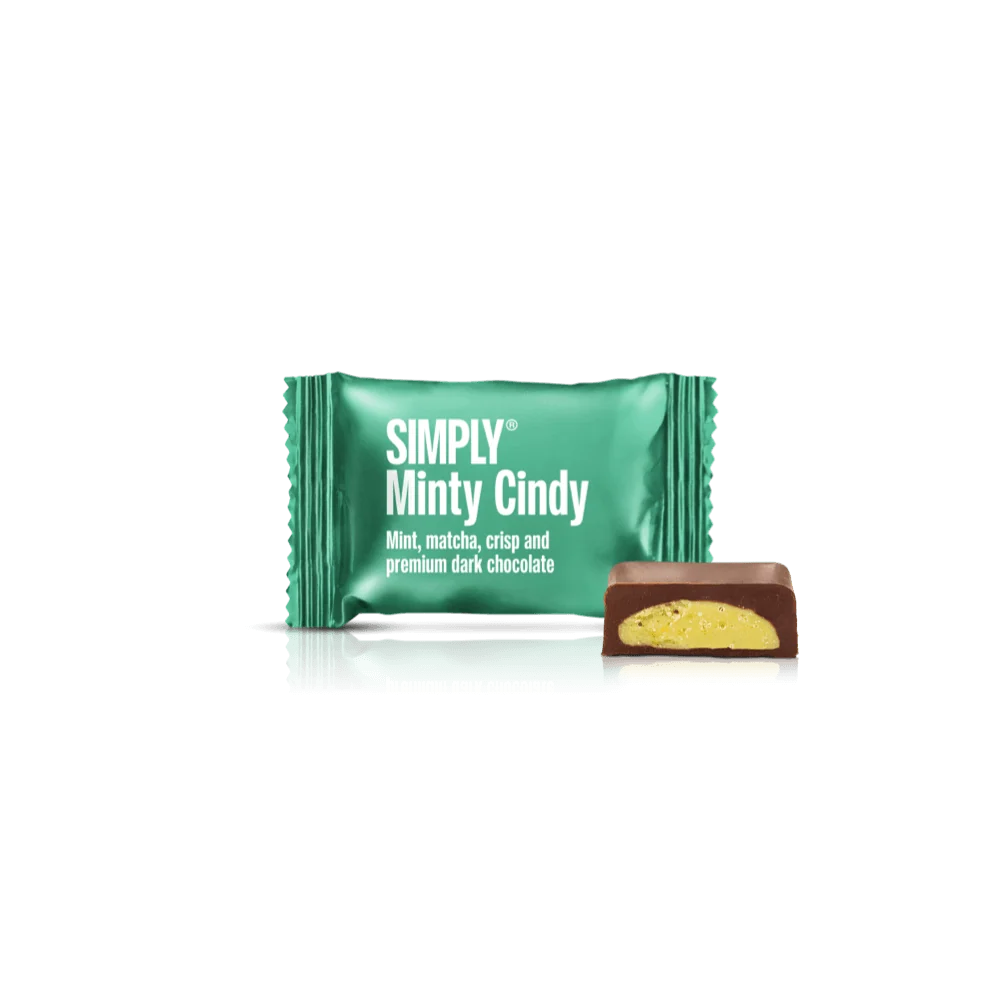Schokoladenhäppchen Kiste - 750g - 75 Stück - Simply® Minzige Cindy