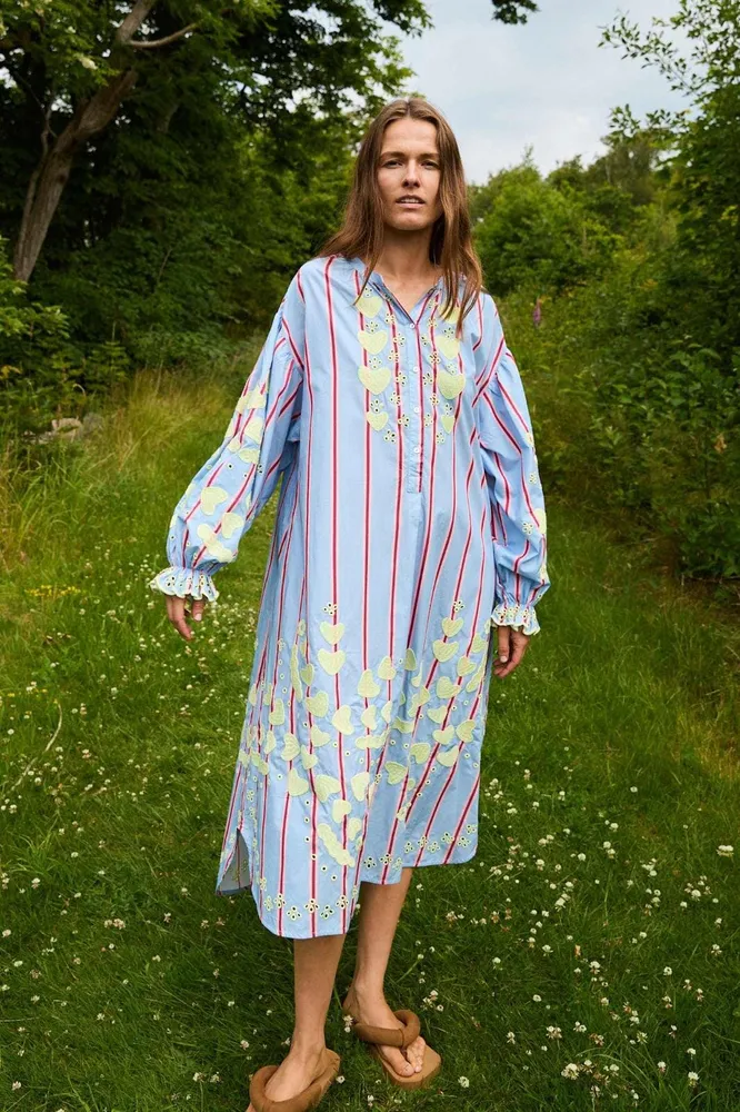 Sissel Edelbo - Elisabeth Dress SE 1766 - Bluebell Stripes
