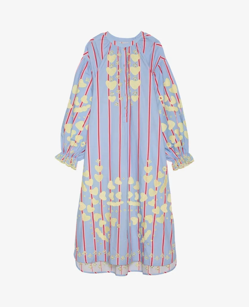 Sissel Edelbo - Elisabeth Dress SE 1766 - Bluebell Stripes