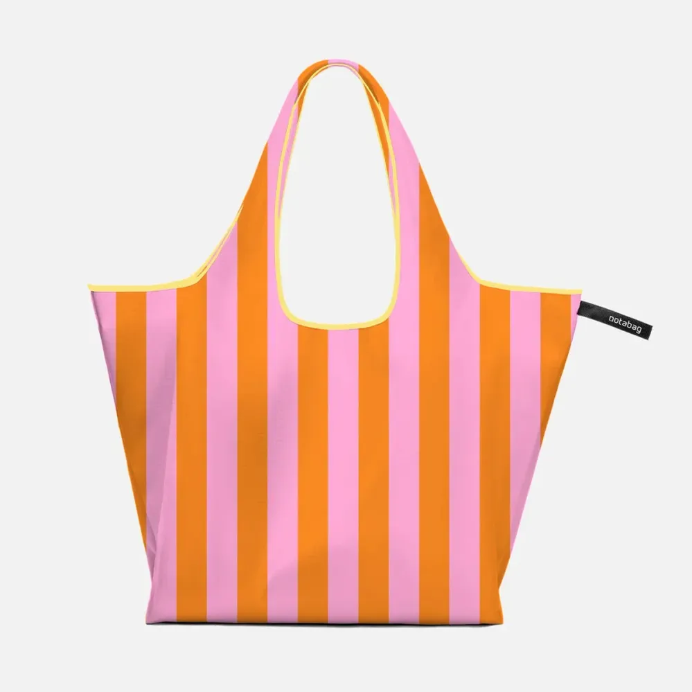 Tote Bag “Vanilla Stripes” | Gestreiftes Design | notabag