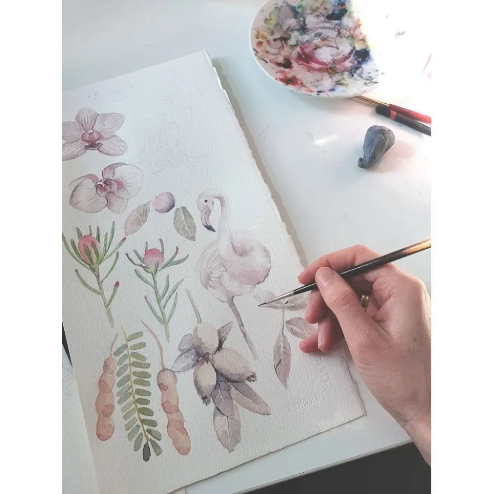 Wasserdichte Kosmetiktasche von Makaszka | Tropical Vibes