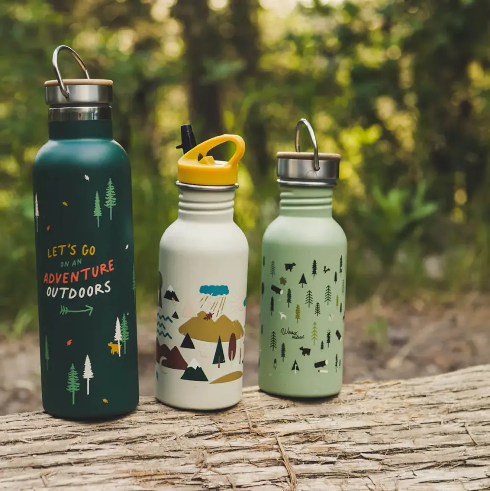 Wood Vibes | Roadtyping | Kindertrinkflasche