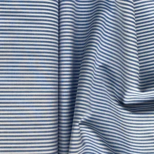 Yarn Dyed Cotton – Stripes Sky