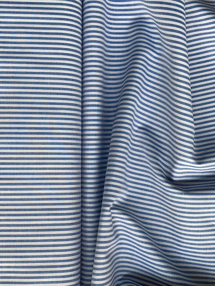 Yarn Dyed Cotton – Stripes Sky