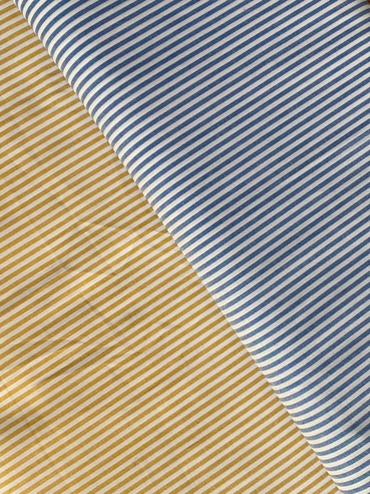Yarn Dyed Cotton – Stripes Sky