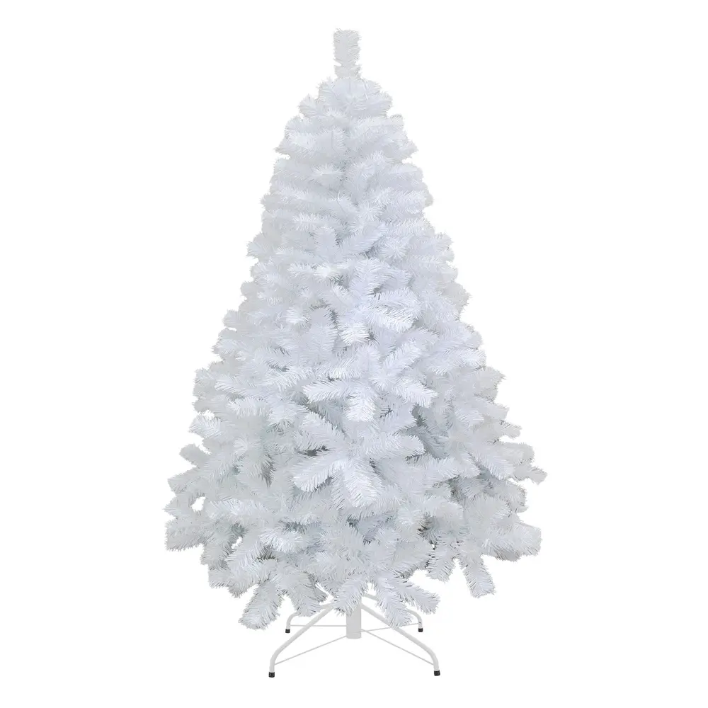 B-Ware Shatchi Baum Weihnachtsbaum Künstlicher Tannenbaum Weiß Ständer Box 365 Cm