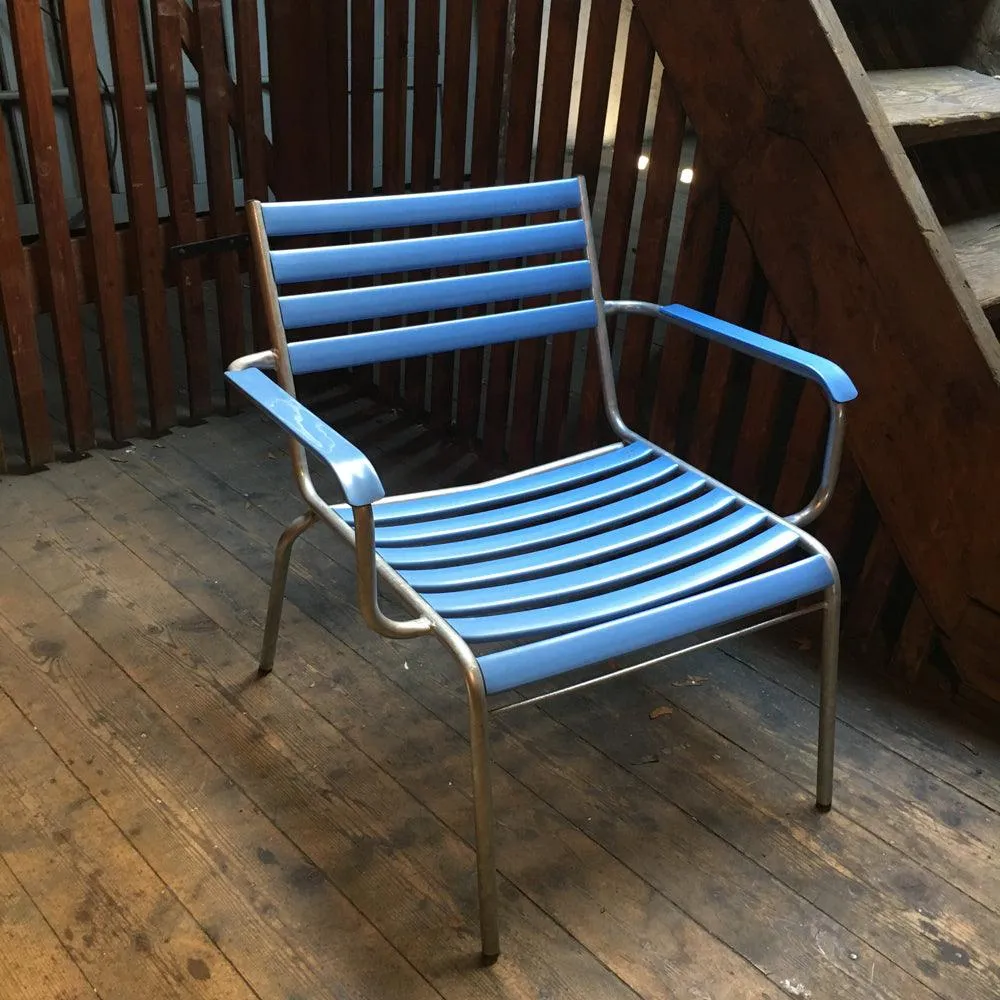 ARMSESSEL MODELL 21A HELLBLAU (EINZELSTÜCK)