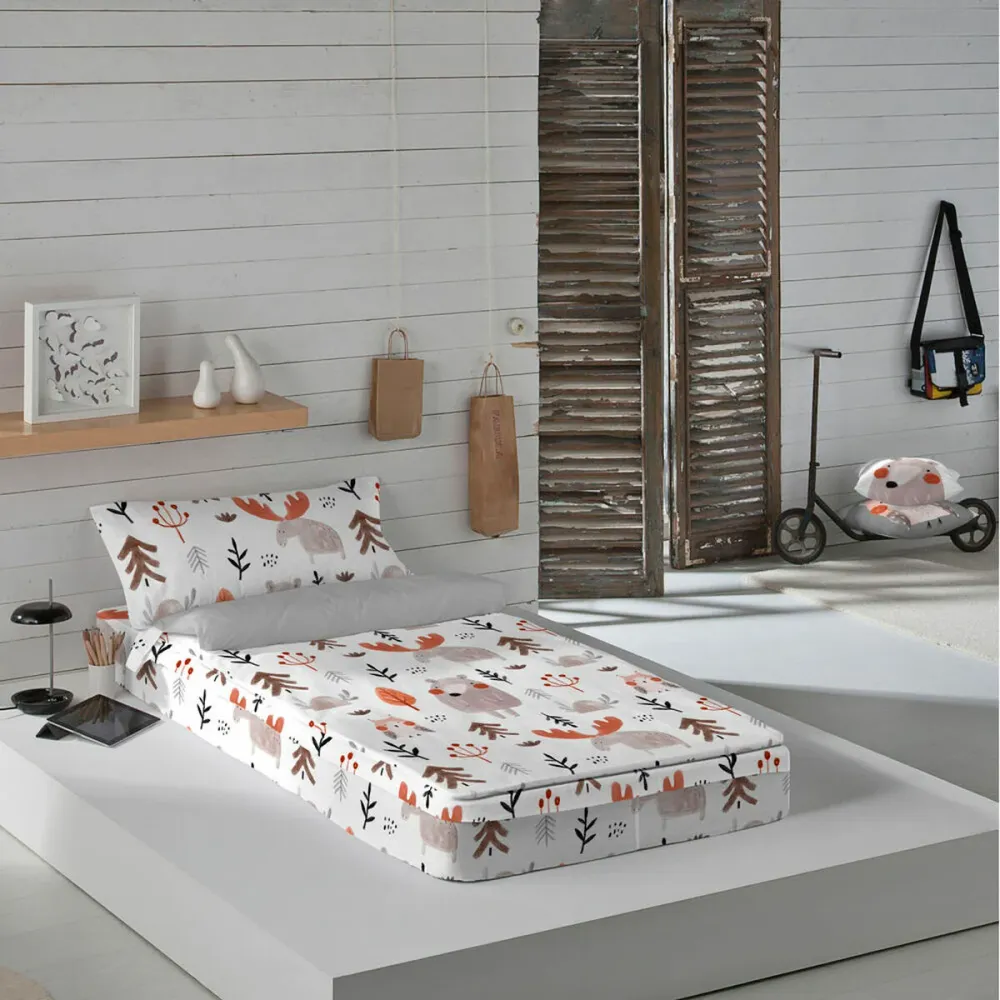 Bettbezug mit Füllung Icehome Wild Forest (Einzelmatratze) (90 x 190/200 cm)