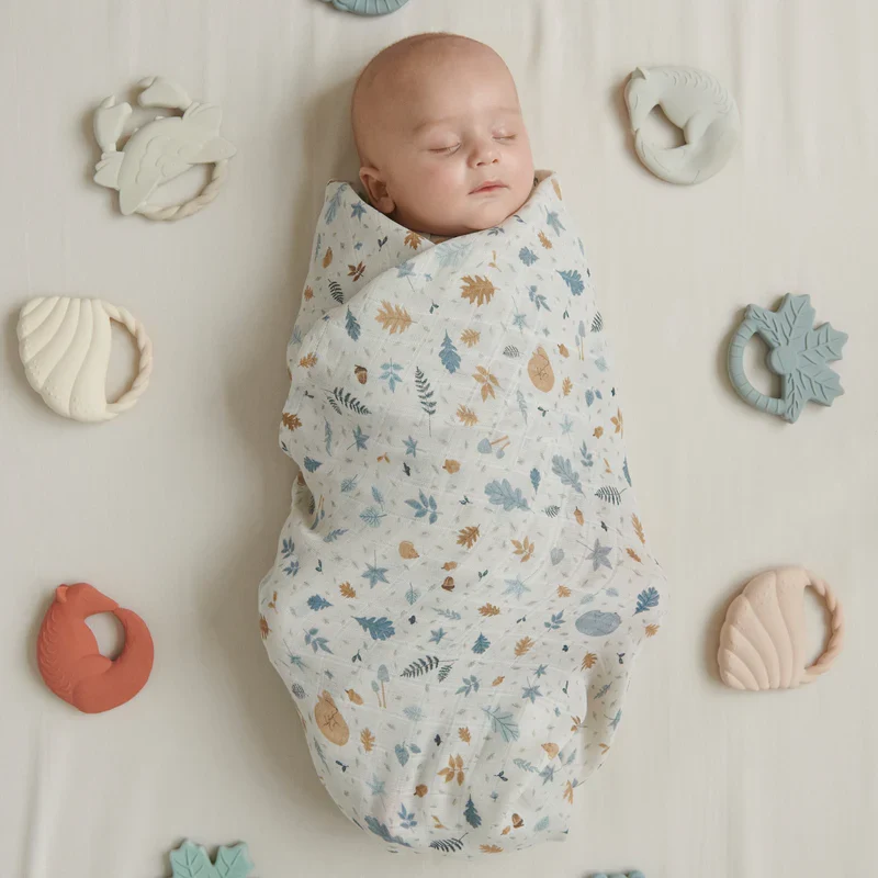 Cam Cam Copenhagen, MUSSELIN BABYDECKE, 'FOREST'