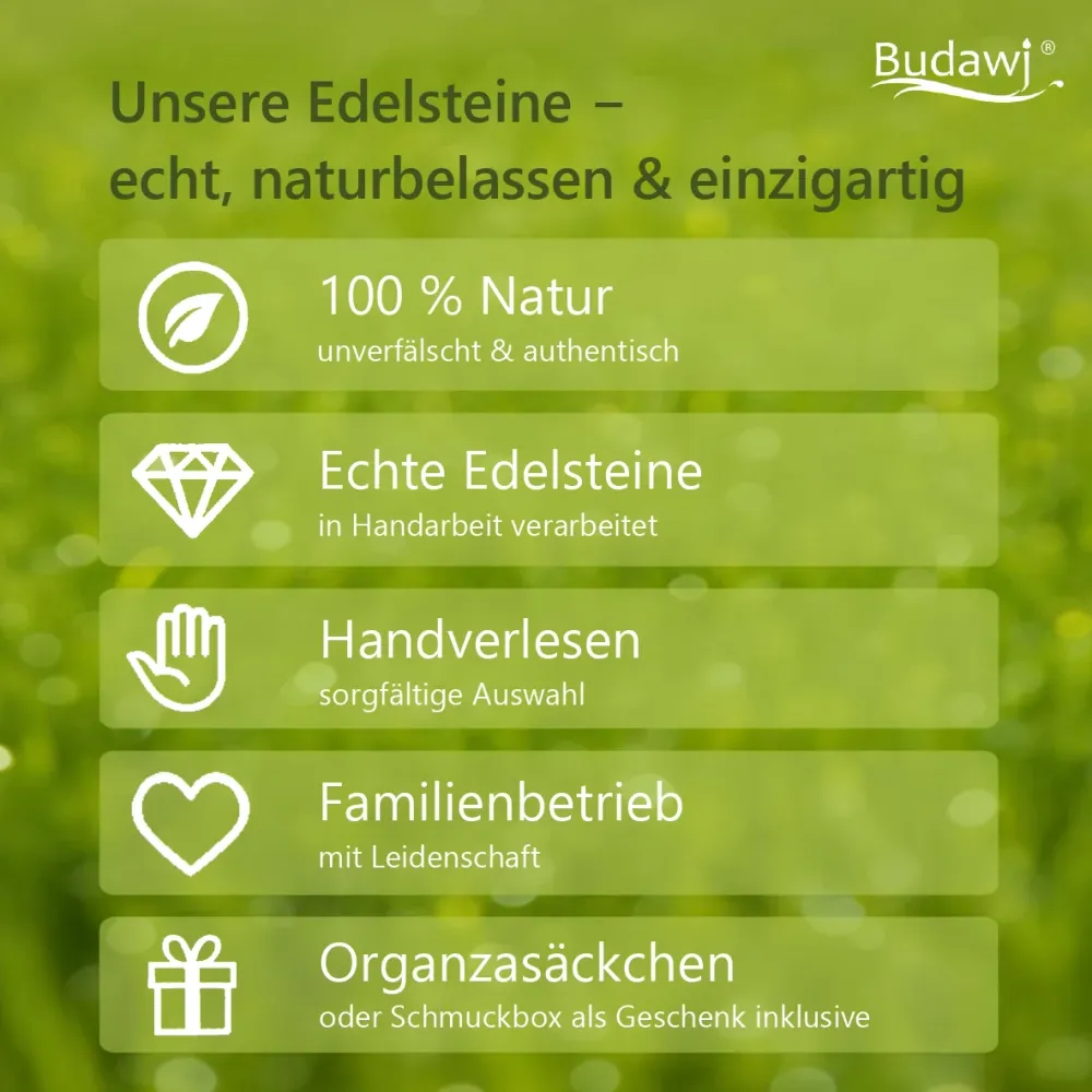 Einzelstück Ametrin Cabochon Anhänger – Handgeschliffener Edelstein, gebohrt & mit Lederband Geschenkschachtel