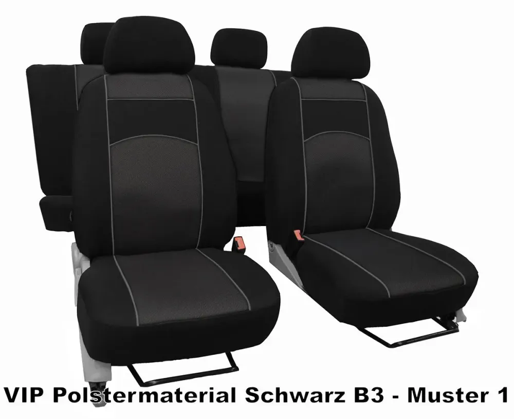 EINZELSTÜCK! Maßgenauer Autositzbezug Stoff VIP für Citroen C4 GRAND PICASSO I