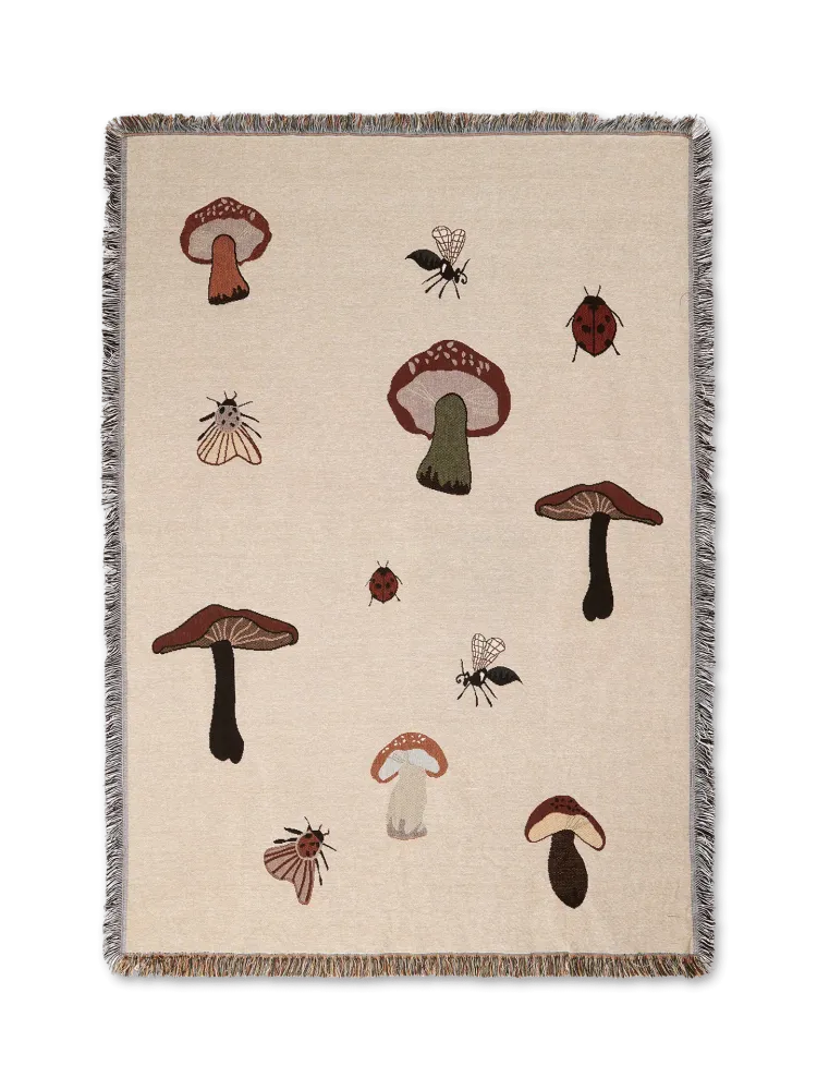 Forest Tapestry Blanket - Sand