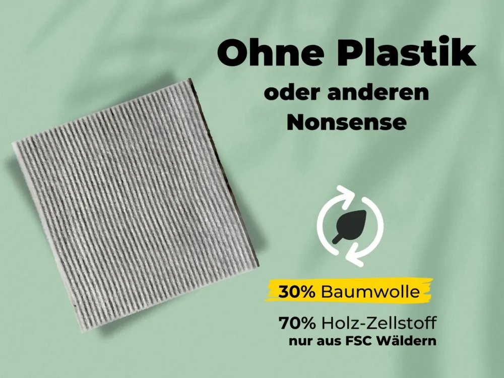 Geschenkset schwedische Spüllappen Forest Green (2x)