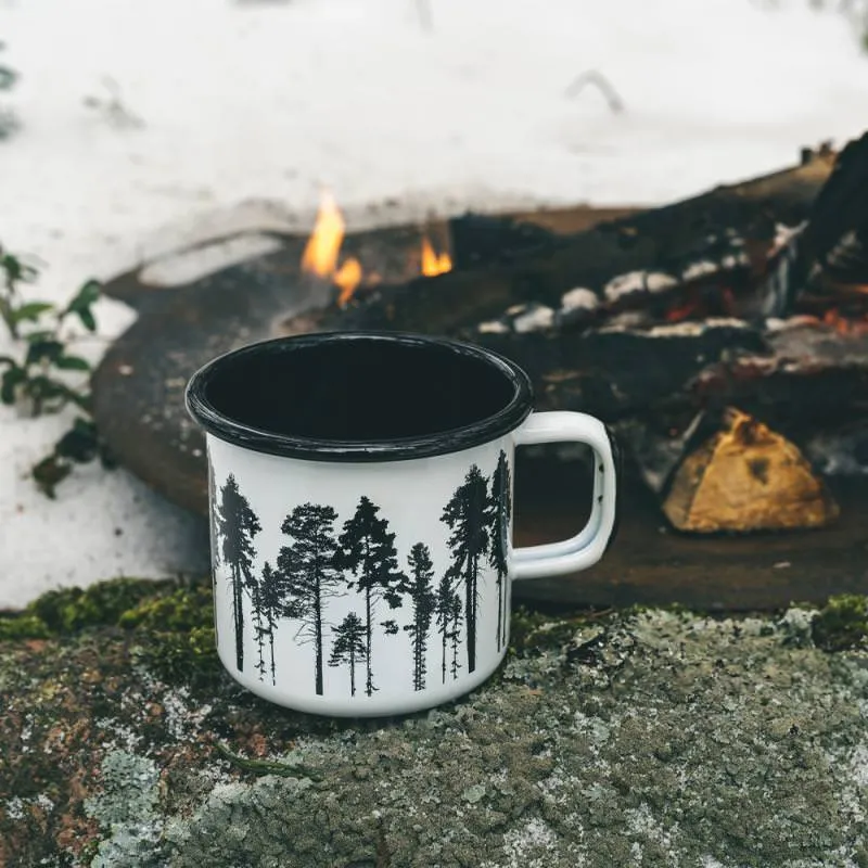 Muurla Emaillebecher Forest - 370 ml