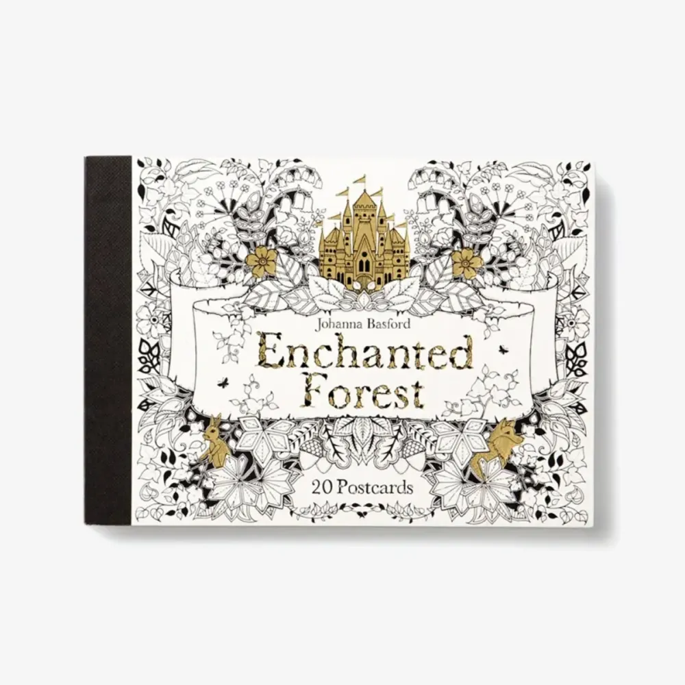Postkartenbuch | Johanna Basford | Enchanted Forest | 20 Postkarten zum ausmalen