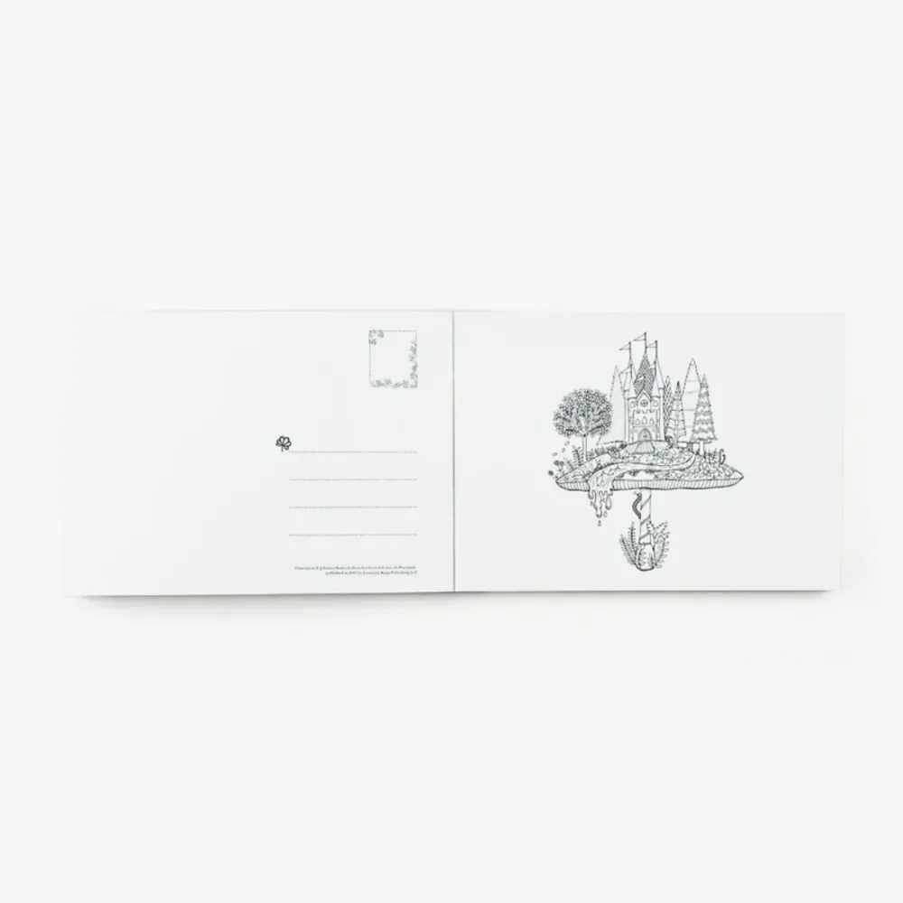 Postkartenbuch | Johanna Basford | Enchanted Forest | 20 Postkarten zum ausmalen