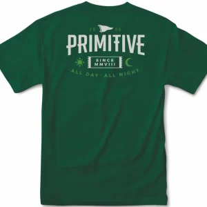 Primitive All Night Tee Forest Green