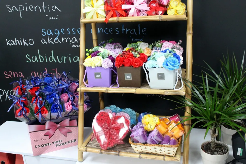 Seife Rose Rot Einzelstück