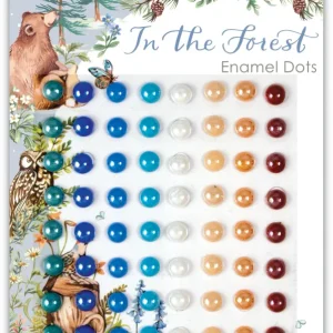 Selbstklebende Enamel Dots - Forest