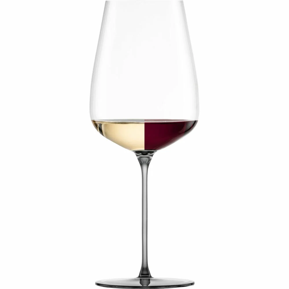 Eisch Allroundgläser Inspire Sensisplus, 2er Set, Rotweinglas, Weinglas, Kristallglas, Grau, 740 ml, 15437025