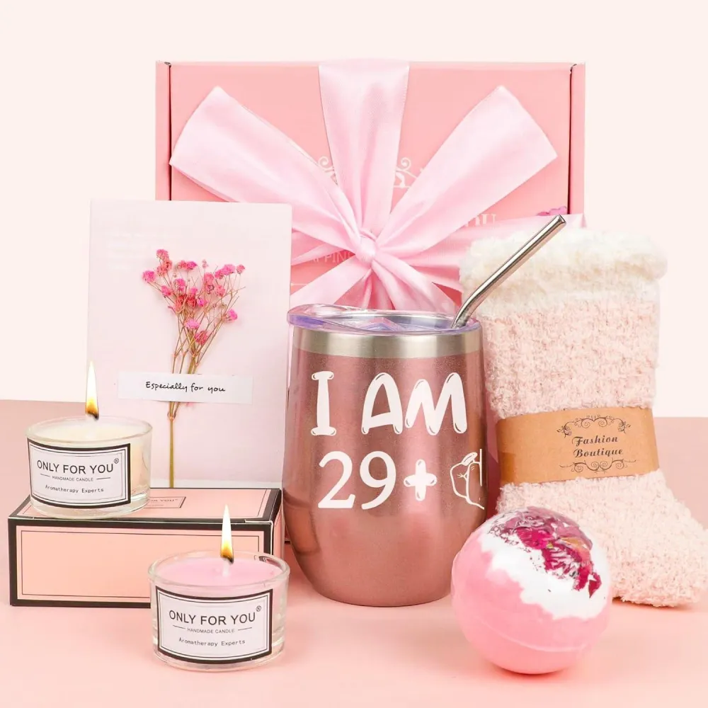 Weinglas Edelstahl 30 Geburtstag Geschenkset Entspannung