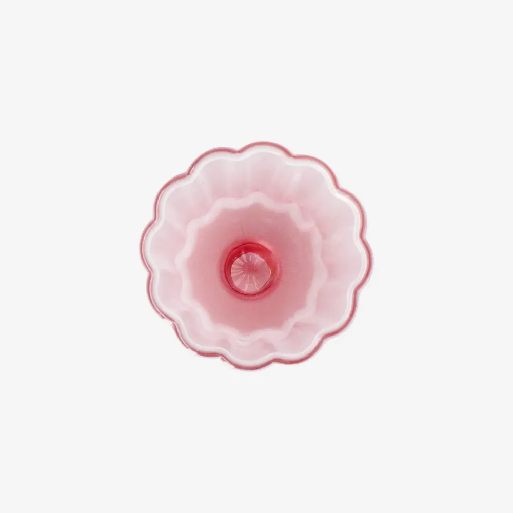 Weinglas mit mattierter rosa Oberfläche - 300 ml