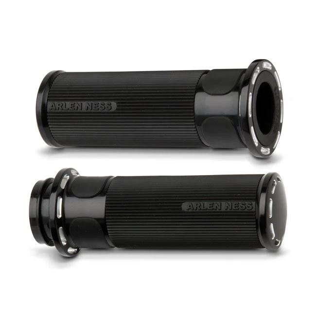 Arlen Ness Fusion Billet Slot Track Griffe Schwarz HD TBW