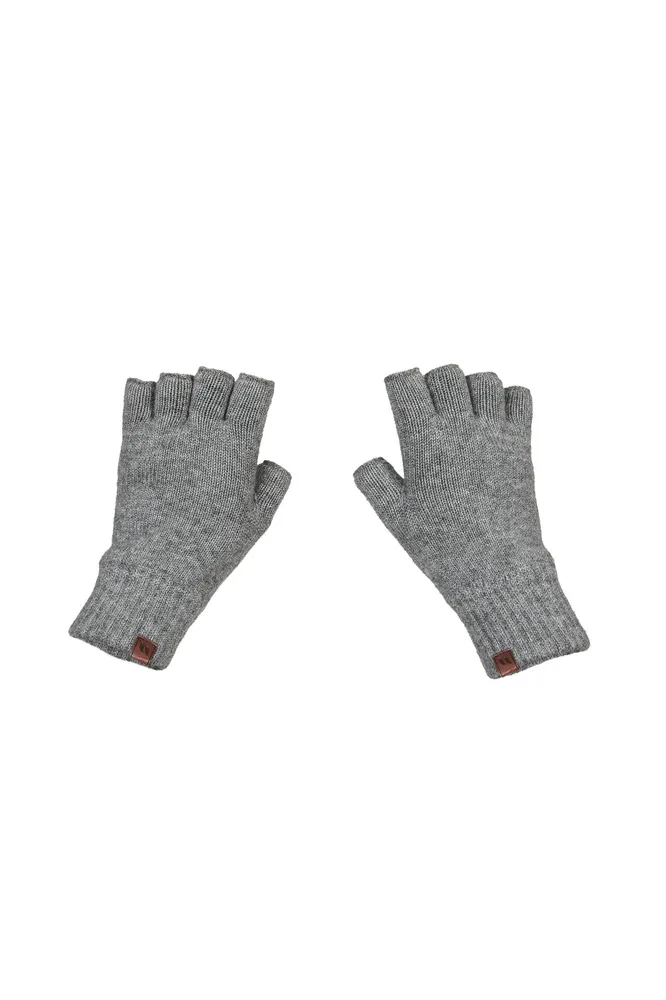 Back On Track Half Finger Gloves Grey S/M